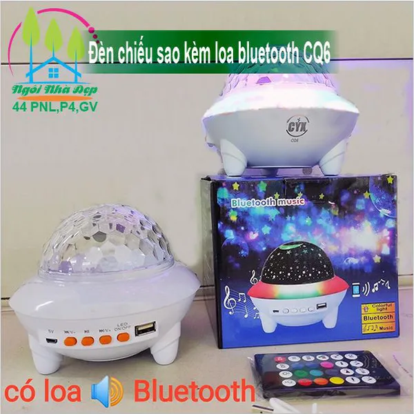Đèn chiếu sao kèm loa bluetooth CQ6