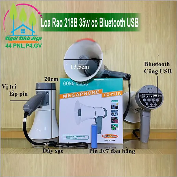 Loa Rao 218B 35w có Bluetooth USB