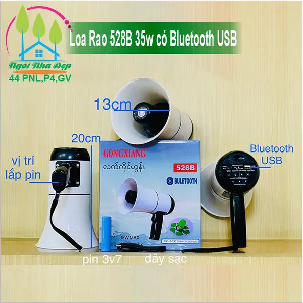 Loa Rao 528B 35w có Bluetooth USB