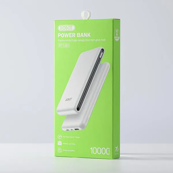 Pin sạc dự phòng RT180 White 10000mAh 10.5W