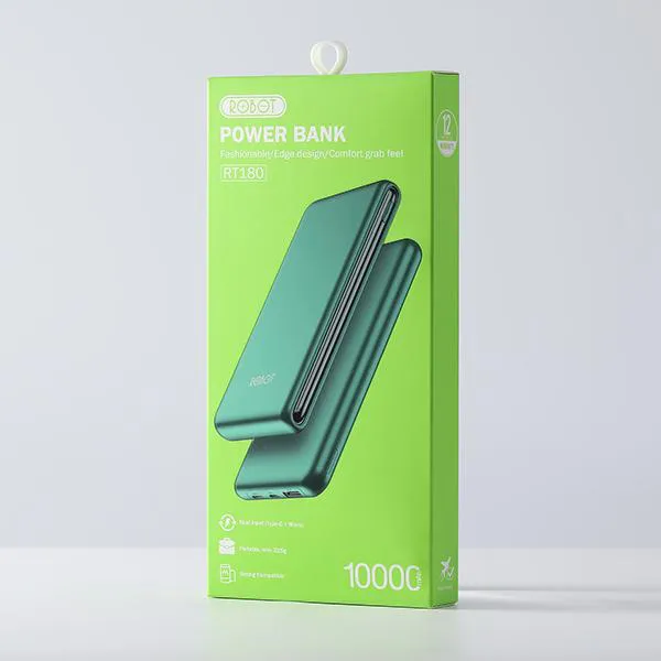 Pin sạc dự phòng RT180 Green 10000mAh 10.5W