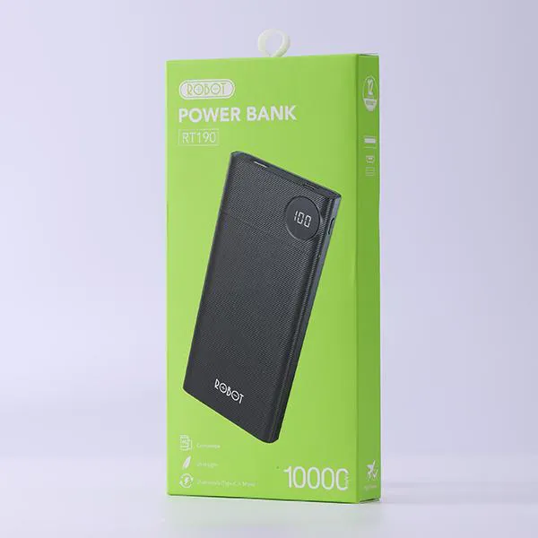 Pin sạc dự phòng RT190 Black LED 10000mAh