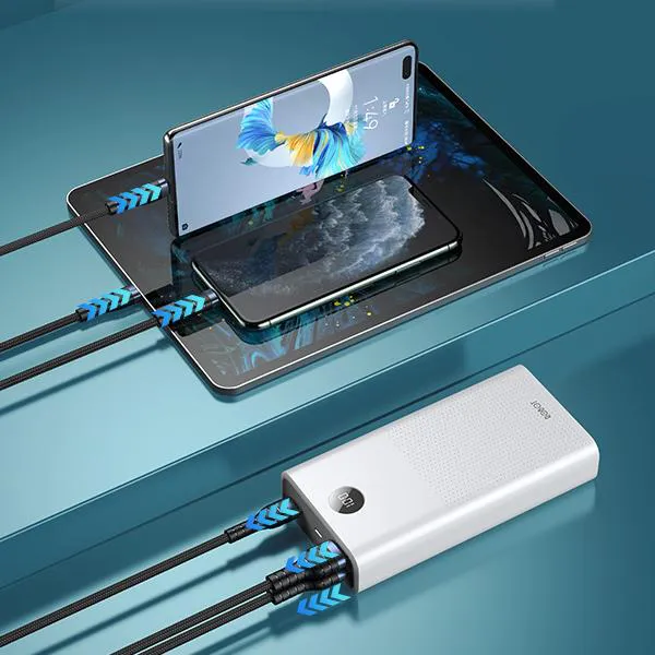 Pin sạc dự phòng RT30 White 30000mAh 22.5W 5A