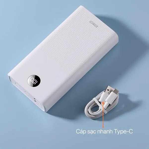 Pin sạc dự phòng RT30 White 30000mAh 22.5W 5A