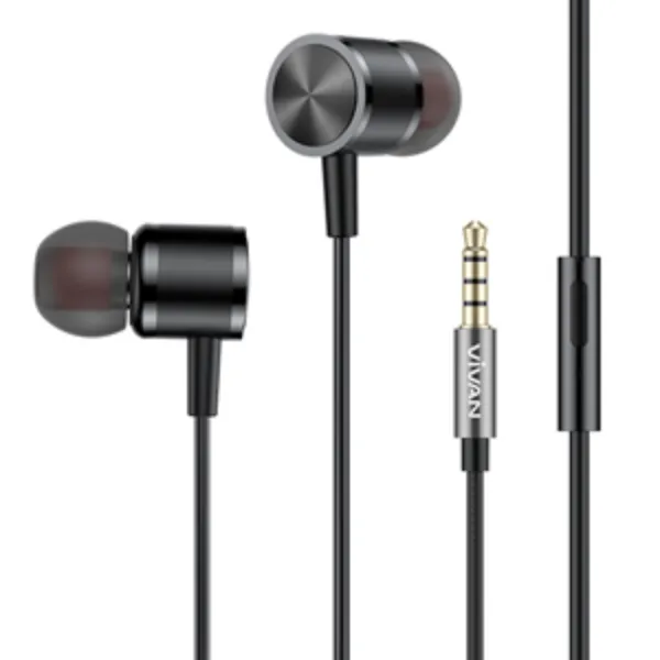 Tai Nghe Nhét Tai Dây Dù Vỏ Kim Loại Q11s Black