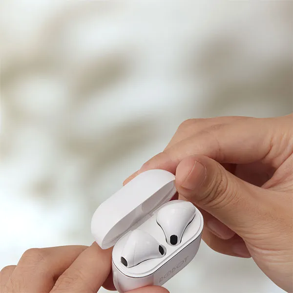 Tai nghe Bluetooth thiết kế Semi-in-ear ROBOT Airbuds T50S Tím