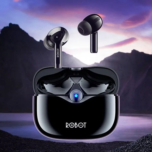 Tai nghe Bluetooth thiết kế Semi In-Ear Airbuds T30 Black