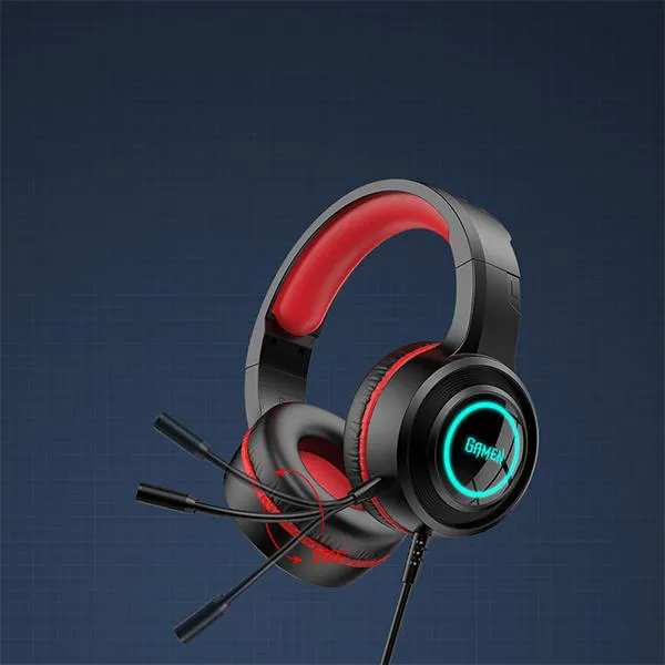 Tai nghe Over-ear kiểu dáng Gaming GH100 Black