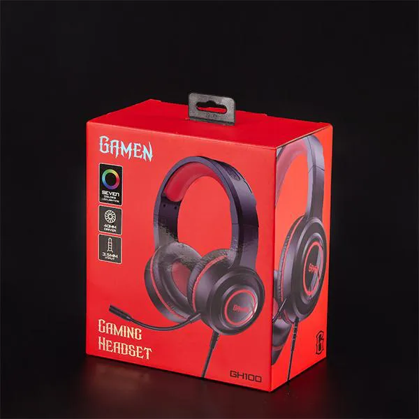 Tai nghe Over-ear kiểu dáng Gaming GH100 Black