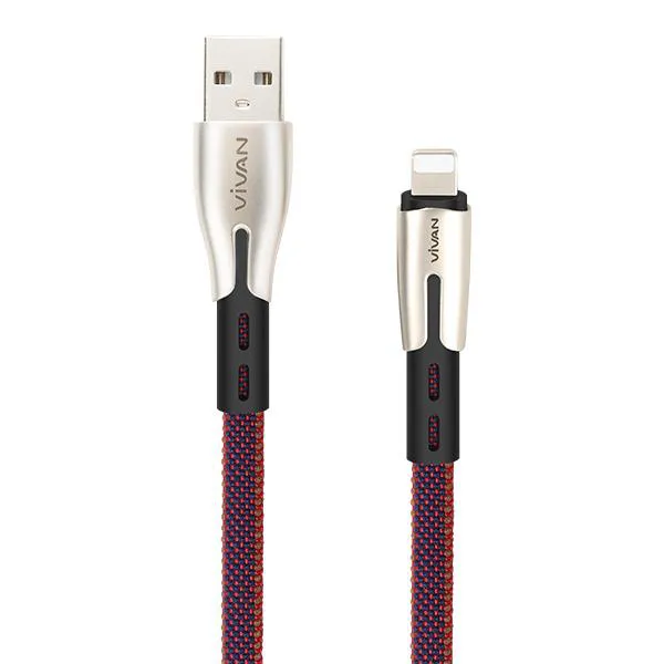 Cáp Sạc Lightning BTK-L Red Brown 2.4A 1m