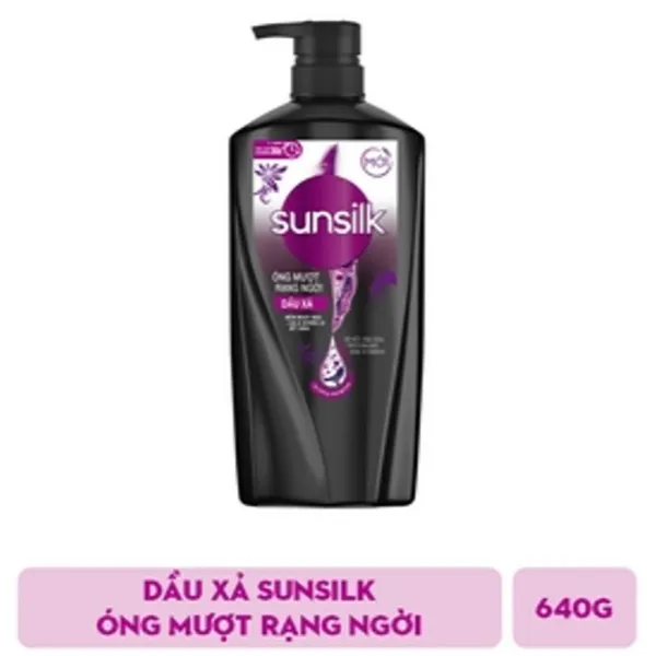 Dầu Xả Sunsilk óng mượt rạng ngời 640g