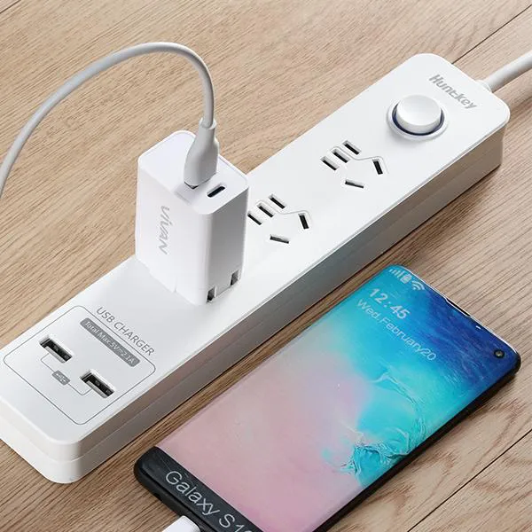 Cốc sạc nhanh Power 25U White 25W PD/QC 3.0 2 cổng USB-A/Type-C