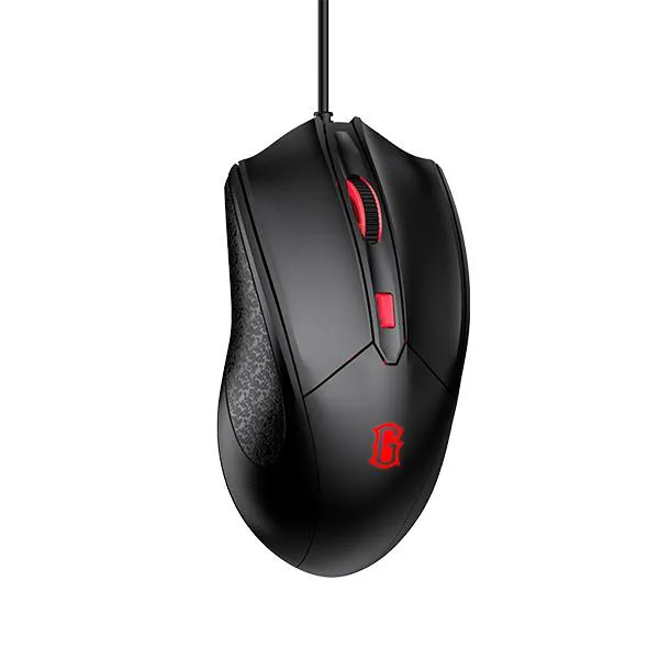 Chuột Gaming đèn nền LED 2000DPI GM100 Black