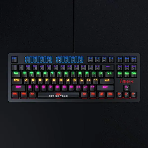 Bàn phím cơ Gaming LED RGB Titan II black