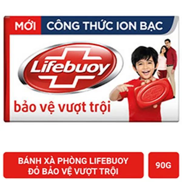 Bánh xà phòng Lifebouy bảo vệ vượt trội 90g