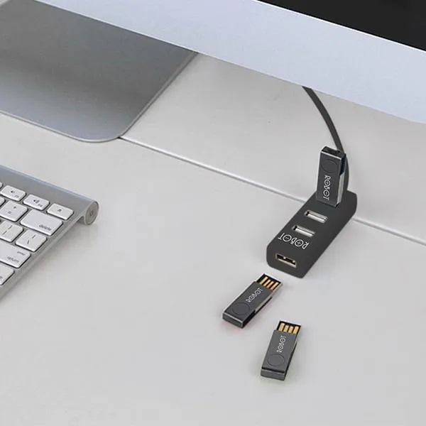 HUB chia 4 Cổng USB H140-80 Black