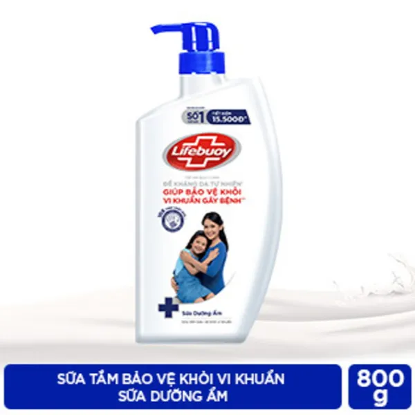 Sữa tắm Lifebouy chăm sóc da 800g