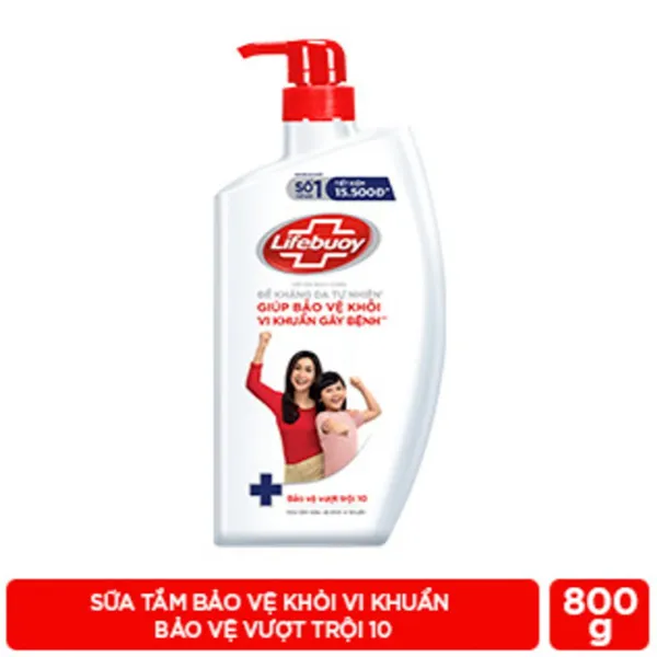 Sữa tắm Lifebouy bảo vệ vượt trội 800g