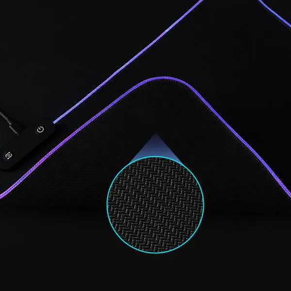 Miếng lót chuột Gaming hiệu ứng RGB GP-Halo black