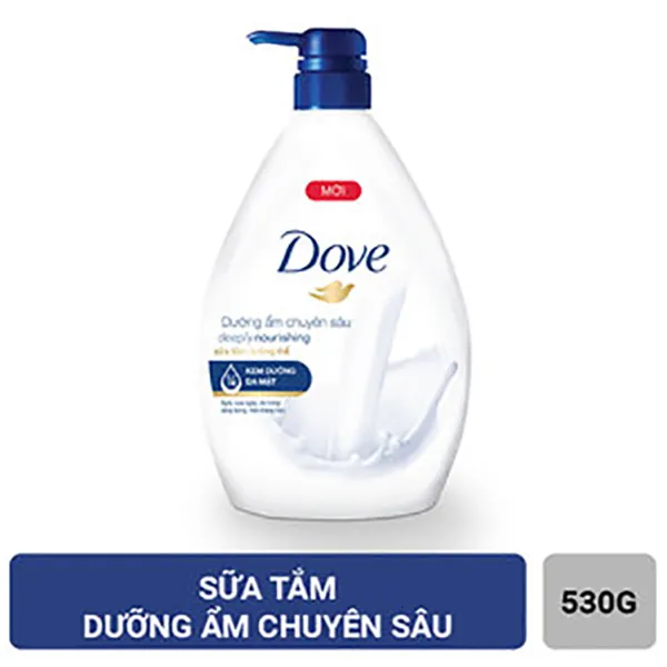 Sữa tắm Dove dưỡng ẩm chuyên sâu 530g