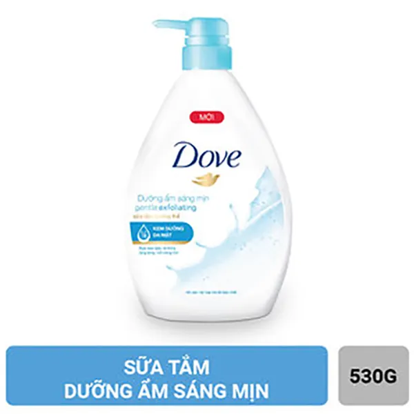 Sữa tắm Dove dưỡng ẩm sáng mịn 530g