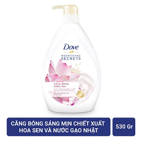 Sữa tắm Dove căng bóng sáng mịn 530g