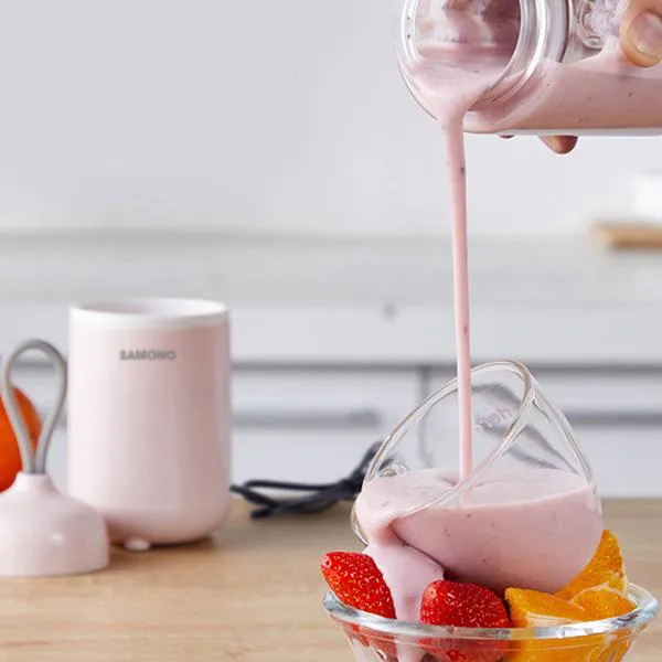 Máy xay sinh tố mini SW-Z7 Pink 350ml 140W 2 bình