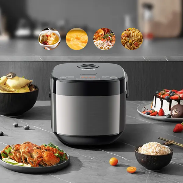 Nồi cơm điện tử SW-RCE18 xám đen 1.8L 8 chế độ nấu
