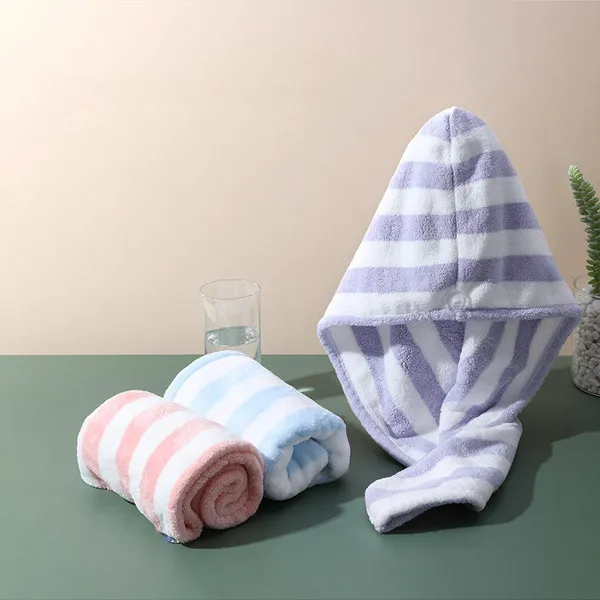Khăn quấn tóc siêu thấm hút BT10 Pink