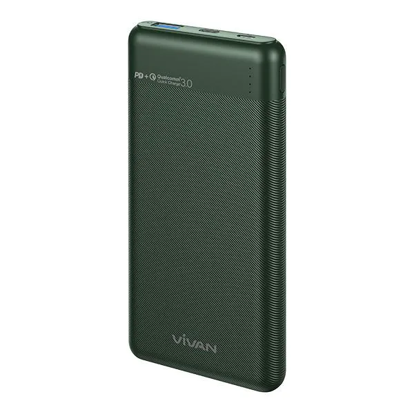Pin sạc dự phòng VPB-M10 Green 10000mAh Sạc Nhanh 18W PD+QC 3.0