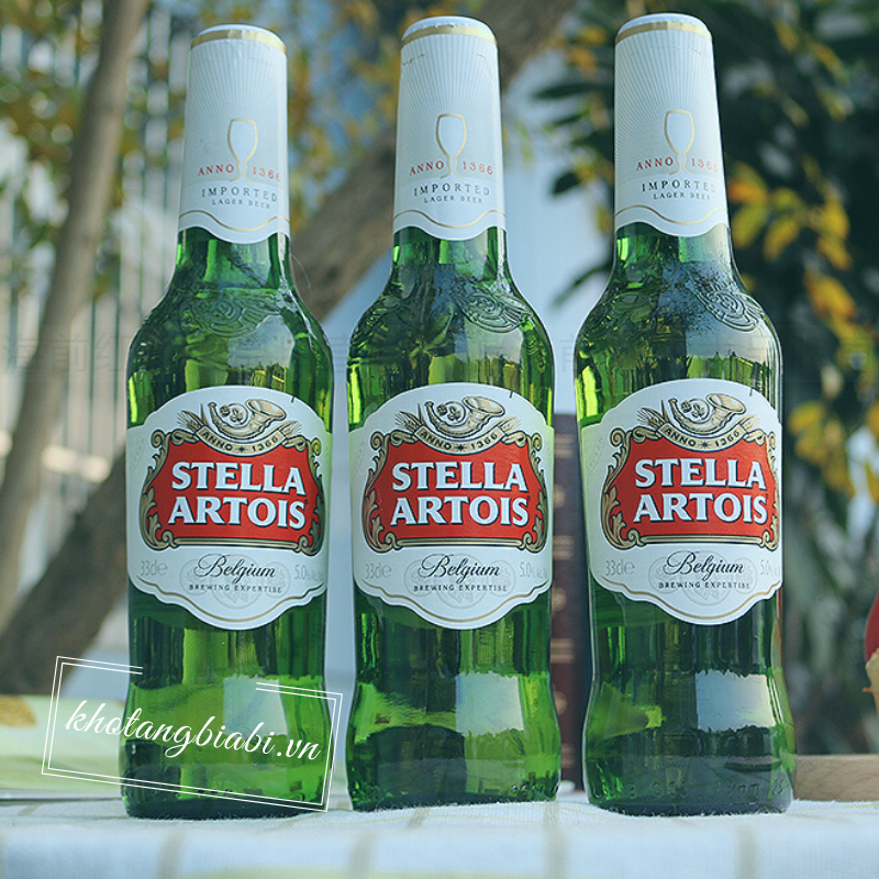 Bia Lager Bỉ Stella Artois 5,2% 330LM I Kho Tàng Bia Bỉ.vn