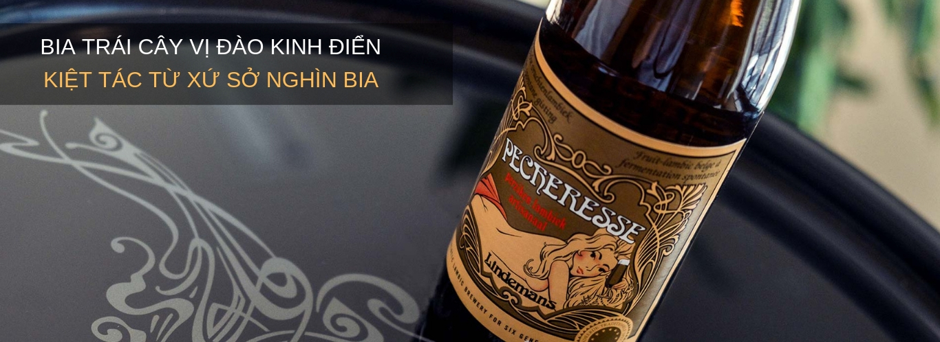 Bia trái cây Bỉ hương vị đào ngon nhất