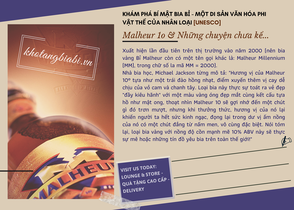 Câu chuyện bia Bỉ: Malheur 10 - Bia vàng Ngon Nhất Thế Giới 10% Abv
