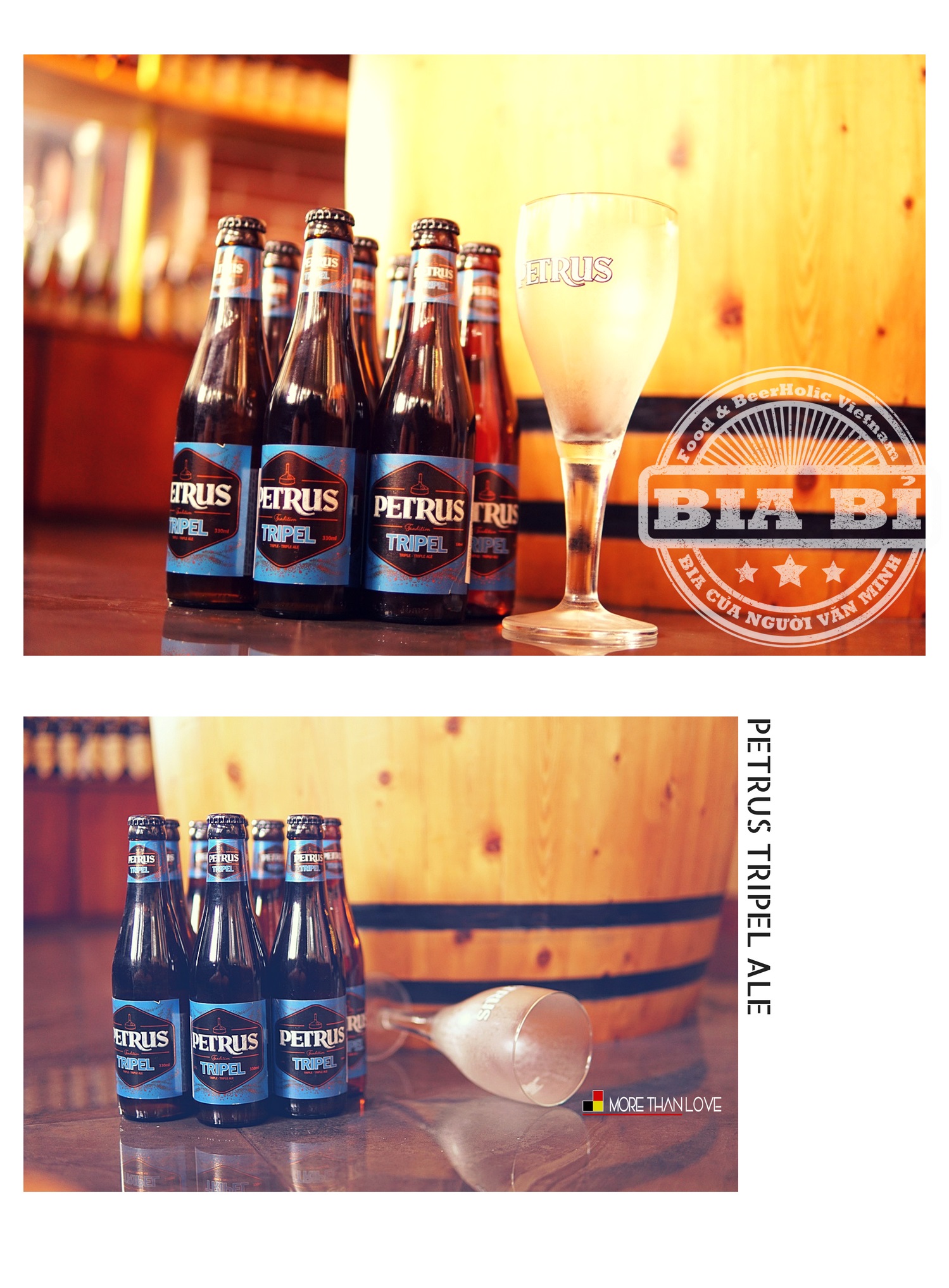 bia vàng nặng độ Petrus Tripel Ale của Bỉ