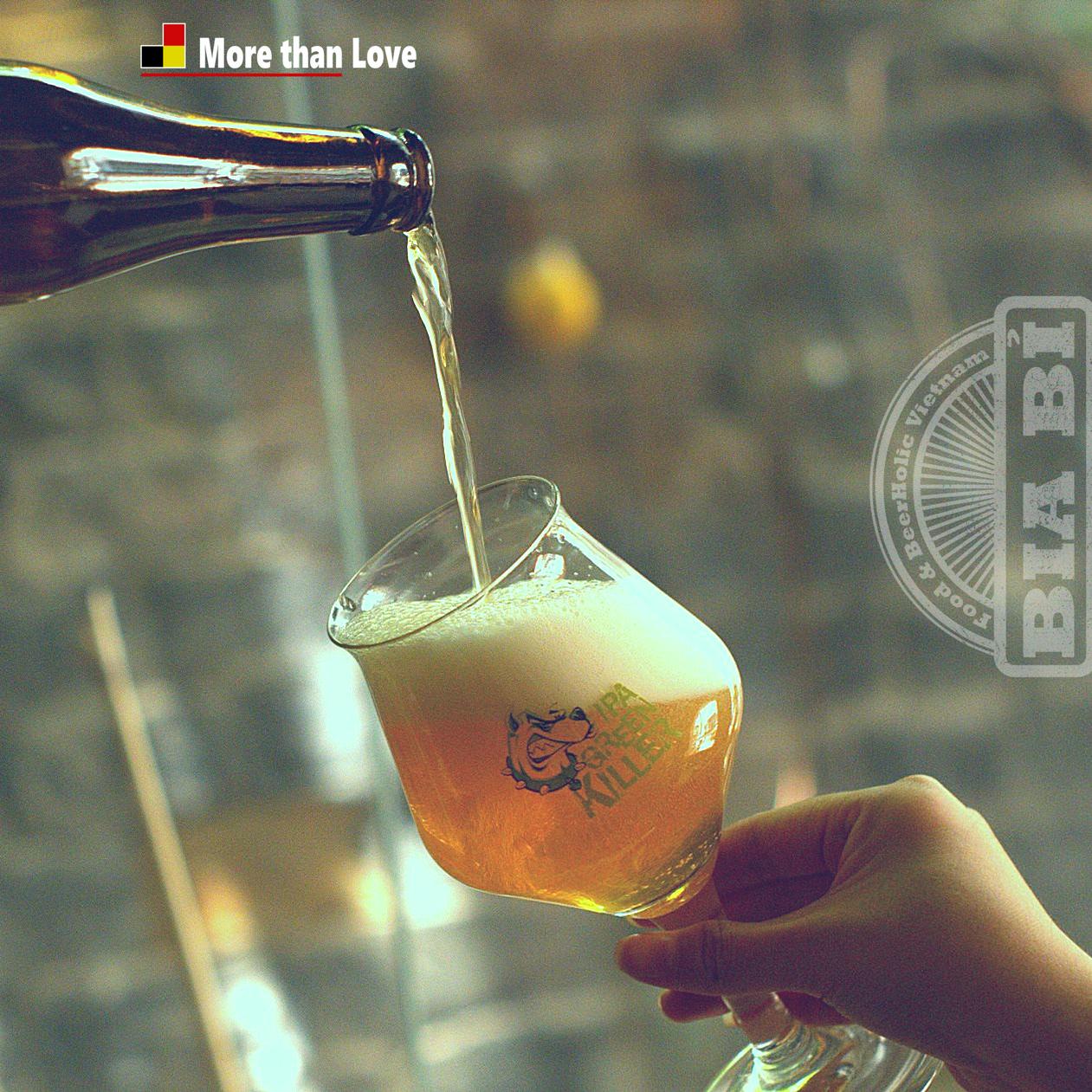 rót bia Bỉ IPA Green Killer