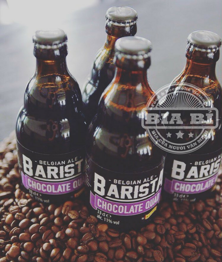 bia đen Bỉ Barista chocolate Quad