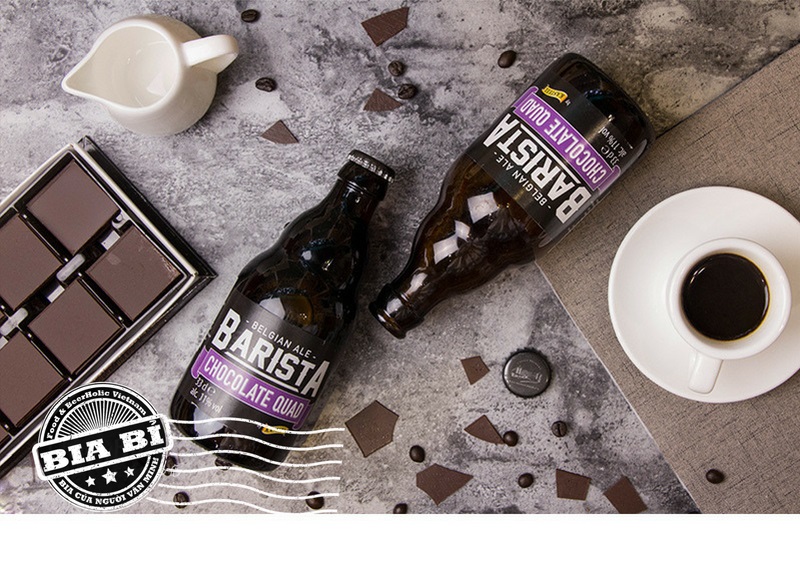Bia đen Bỉ nặng độ Kasteel Barista Chocolate Quad 11%, 330ml