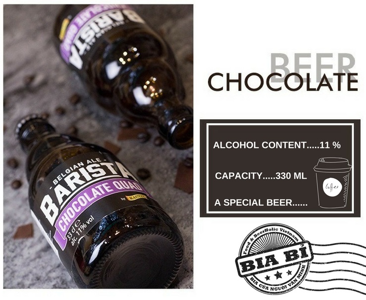 Bia đen Bỉ nặng độ Kasteel Barista Chocolate Quad 11%, 330ml