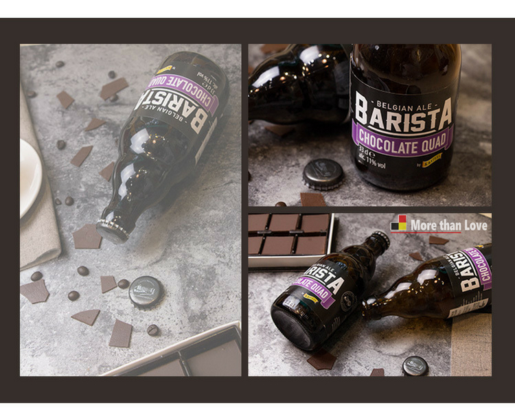 Bia đen Bỉ nặng độ Kasteel Barista Chocolate Quad 11%, 330ml