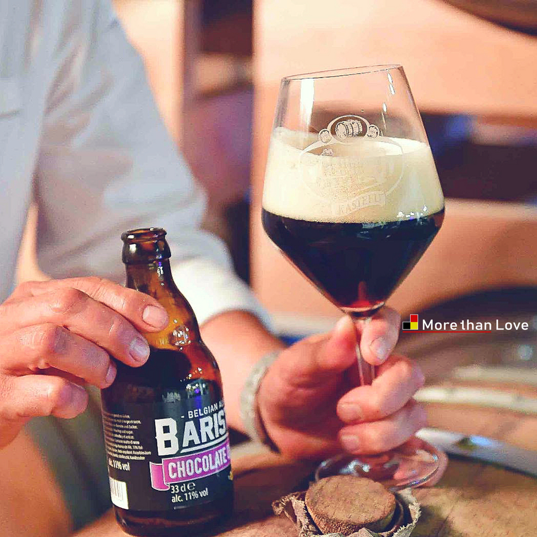 uống bia đen Bỉ Barista Chocolate Quad