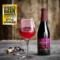 Bia Trái cây Lindemans Framboise 2,5% I Bia phúc bồn tử Ngon nhất Thế giới World Beer Awards 2018