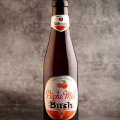 Pêche Mel' Bush 8,5% IBU 16 I Bia trái cây Bỉ nặng độ hương vị đào