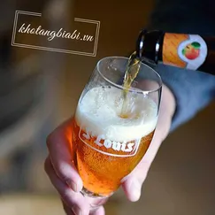 St Louis Premium Pêche 2,6% Abv I Bia Trái cây Bỉ vị đào