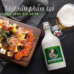 Bia tu viện Bỉ chai sứ St. Sebastiaan Grand Cru 7,6% I Sine 1651 - Bí mật từ những Thầy tu...