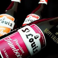 Bia Trái cây St Louis Premium Framboise 2,8% I Bia trái cây vị phúc bồn tử cao cấp từ Bỉ