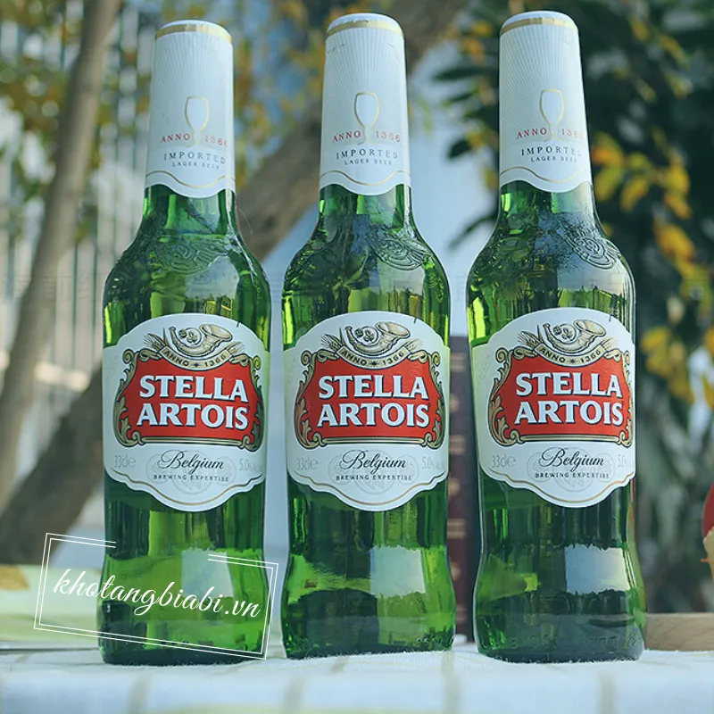 Bia Lager Bỉ Stella Artois 