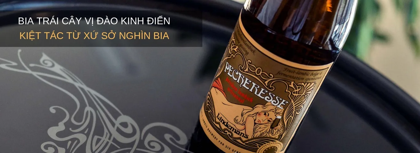 Bia trái cây Bỉ hương vị đào ngon nhất