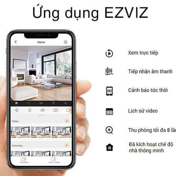 Camera Ezviz C6N Full 1080P wifi Smart IR