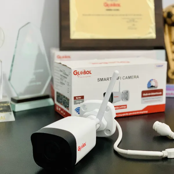 Camera IP Thân trụ Wi-Fi Global  TAG-I32L3-FP40-W 2.0 Megapixel