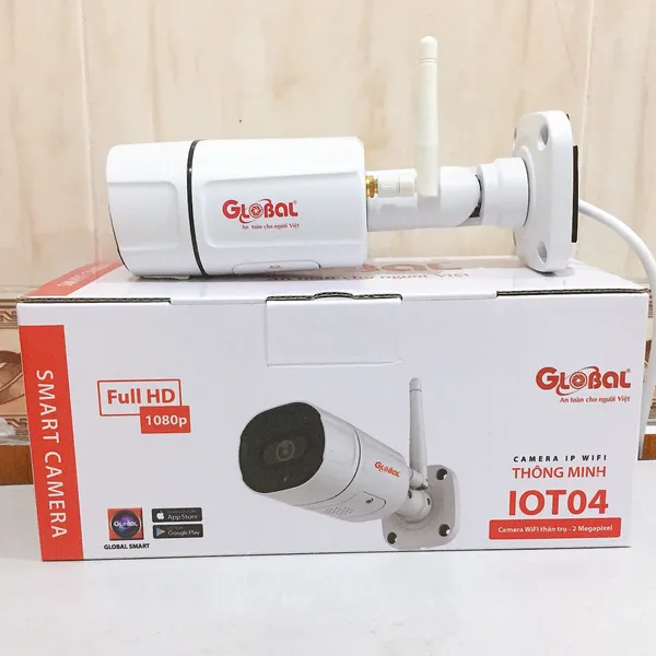 Camera IP Wifi ngoài trời Global IOT-04 2.0MP chính hãng